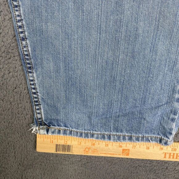 Vintage Levis SilverTab Baggy Jeans Mens 40x30 Blue Denim Distressed 90s Y2K - Picture 11 of 14